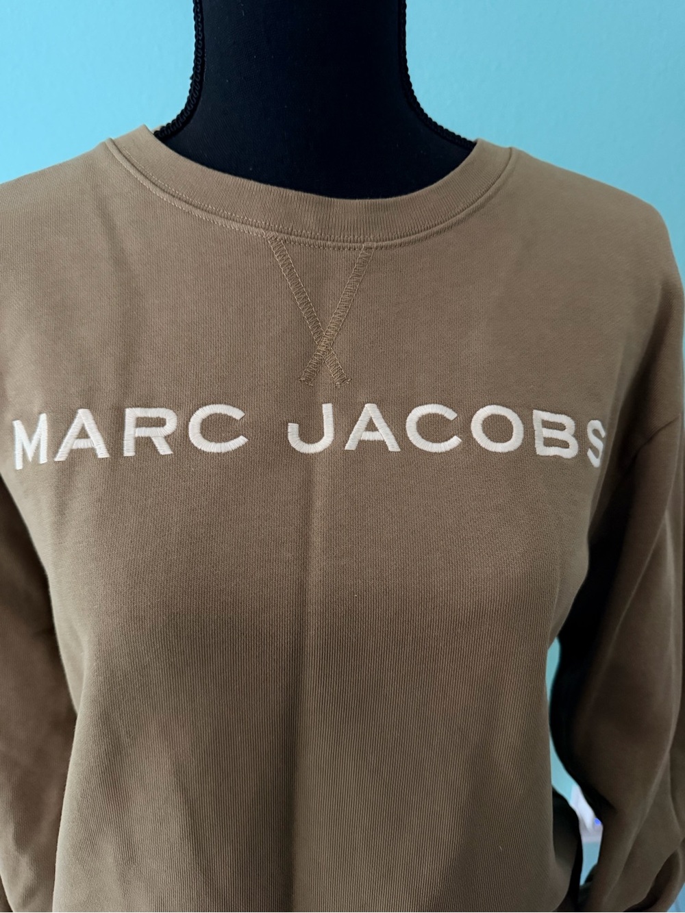 Marc Jacobs Men’s Crewneck Sweatshirt in Olive Green